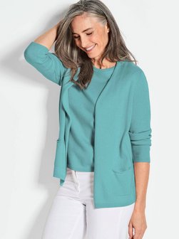 Damen Kaschmirstrickjacke