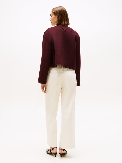 Damen Kastenjacke mit Woll-Anteil