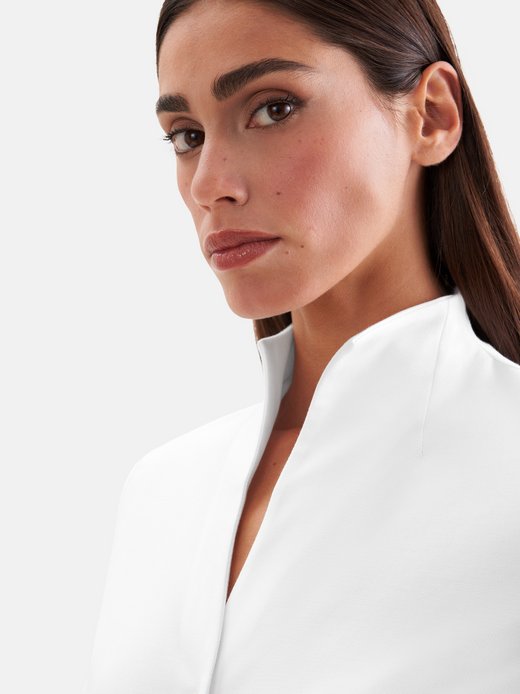 Damen Kelchkragenbluse - Regular Fit