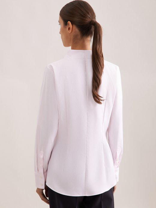 Damen Kelchkragenbluse - Slim Fit