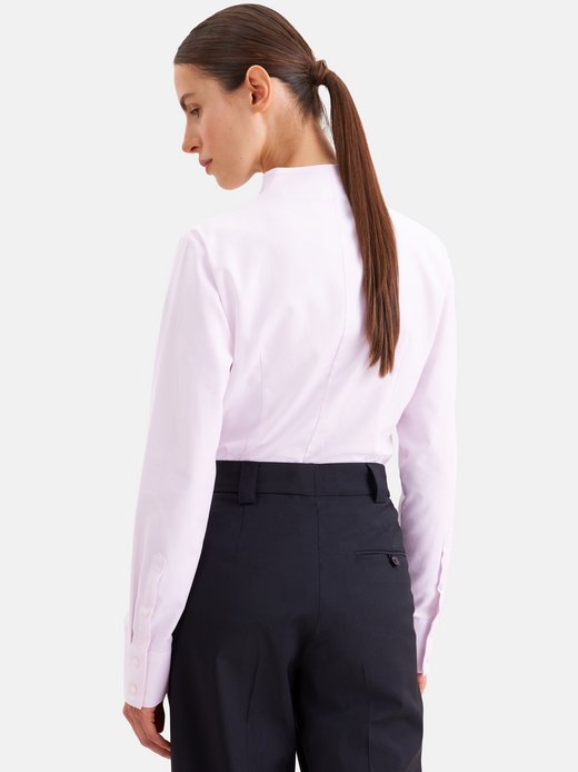 Damen Kelchkragenbluse - Slim Fit