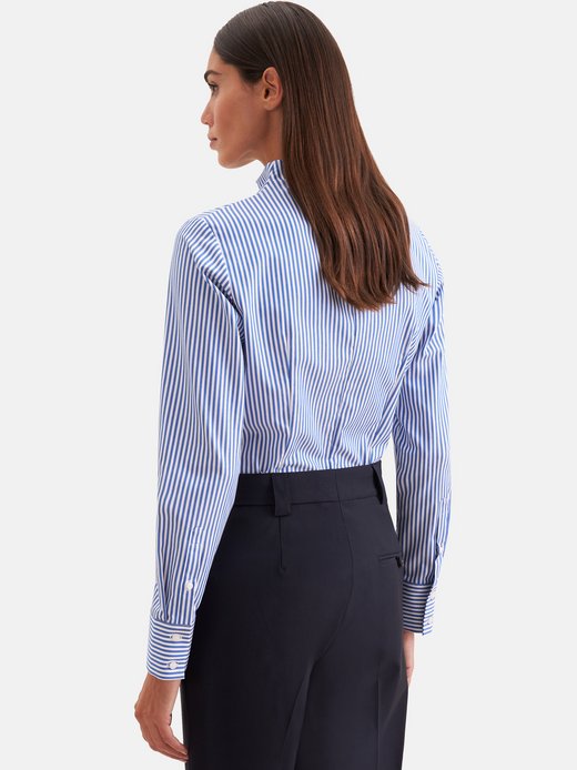 Damen Kelchkragenbluse - Slim Fit