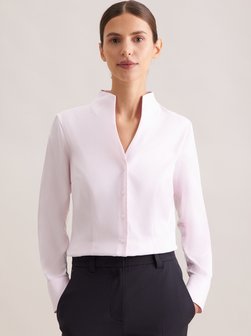 Damen Kelchkragenbluse - Slim Fit