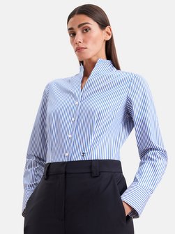 Damen Kelchkragenbluse - Slim Fit