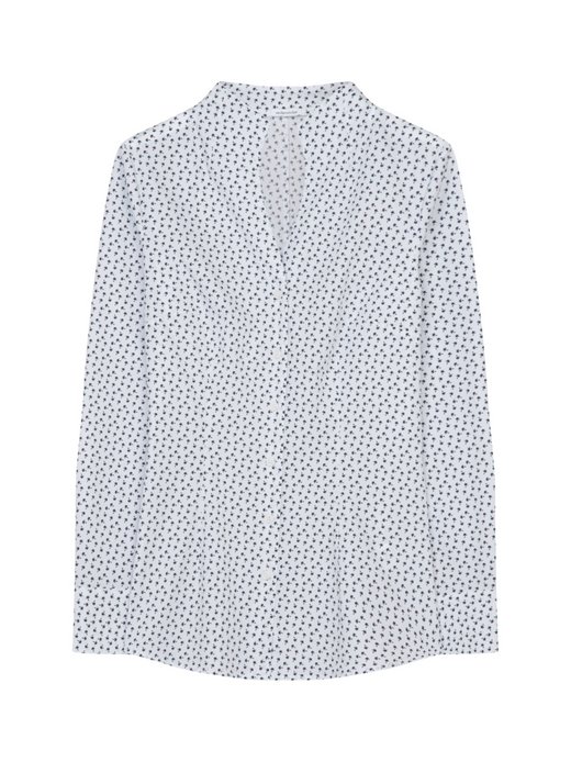 Damen Kelchkragenbluse - Slim fit Fit