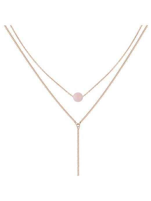 Damen Kette  -  Chain Bead Mix