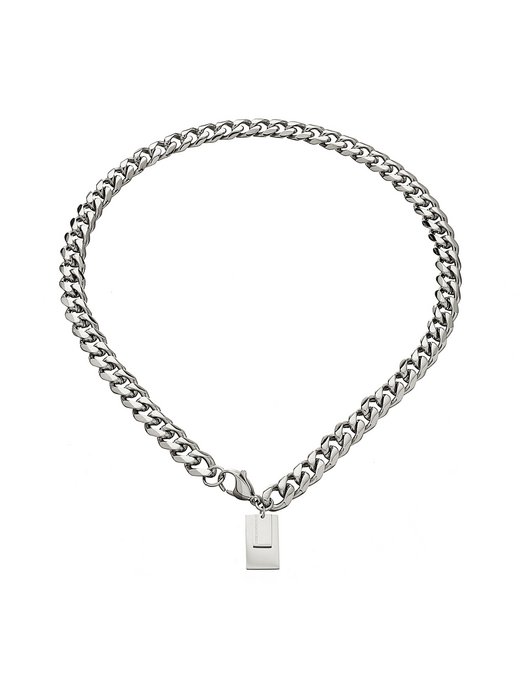Damen Kette  -  Chunky Tag