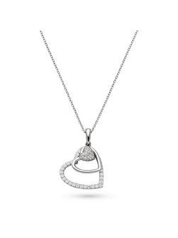 Damen Kette  -  Glitter Heart