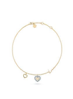 Damen Kette  -  ROCKED HEARTS