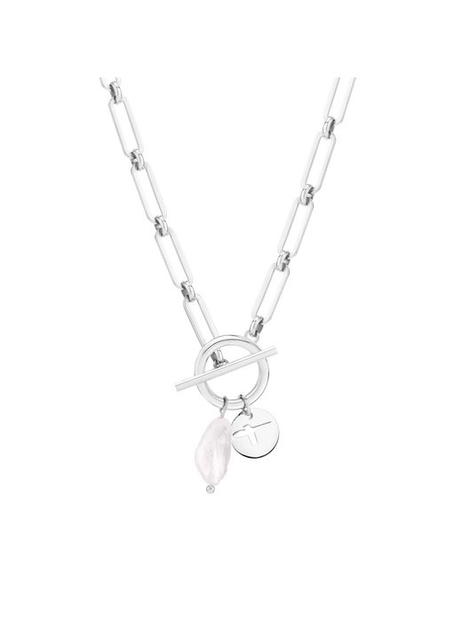 Damen Kette  -  The T-Bar Pearl