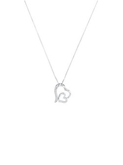 Artikelbild Damen Kette mit Anhänger von amor in silber uni