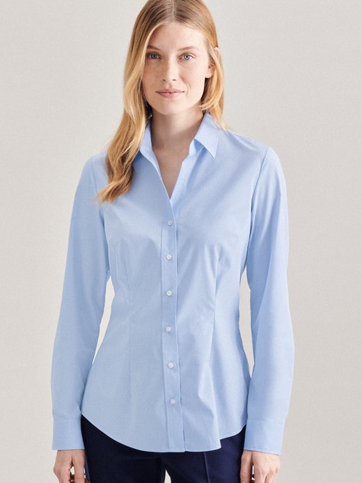 Damen Klassische Bluse - Slim Fit