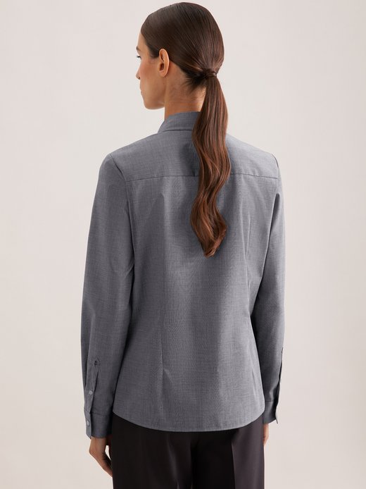 Damen Klassische Bluse - Uni