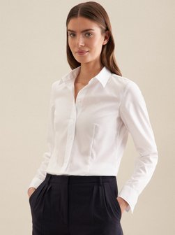 Artikelbild Damen Klassische Bluse - Uni von Seidensticker in weiß uni