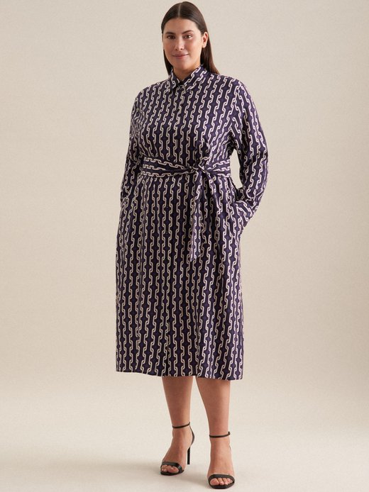 Damen Kleid - Curvy - Druck