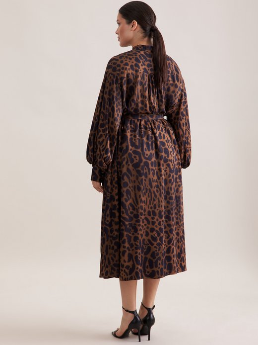 Damen Kleid - Curvy - Druck