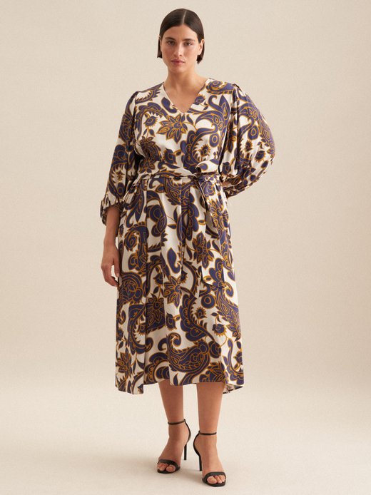 Damen Kleid - Curvy - Paisley