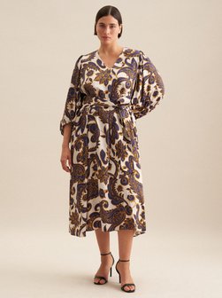 Damen Kleid - Curvy - Paisley