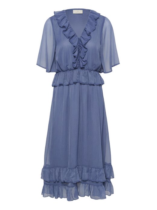 Damen Kleid KAdemi Elastische Taille