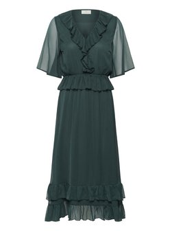 Damen Kleid KAdemi Elastische Taille
