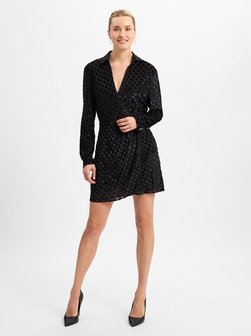 Artikelbild Damen Kleid - Kaminke von HUGO in schwarz gepunktet