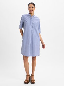 Artikelbild Damen Kleid - Lisa von Marie Lund in blau weiß uni