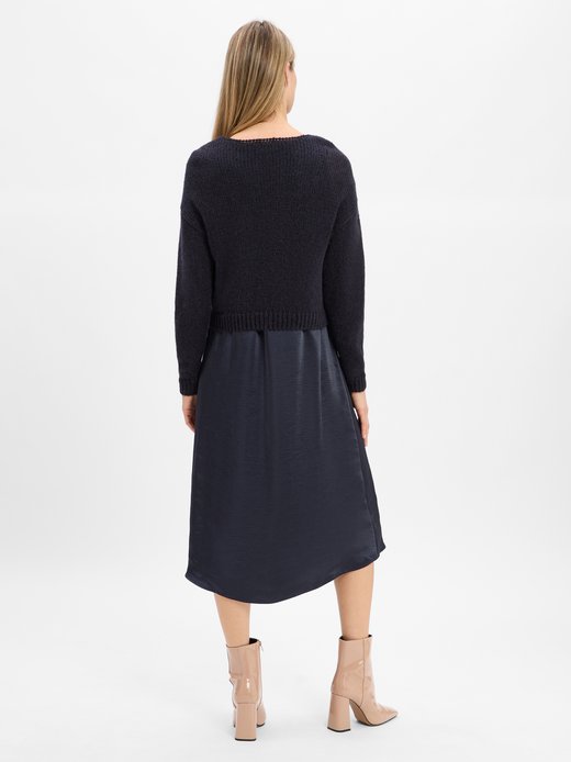 Damen Kleid-Pullover-Set mit Mohair-Anteil