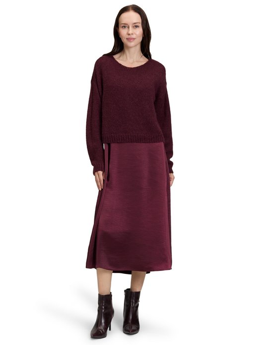 Damen Kleid-Pullover-Set mit Mohair-Anteil