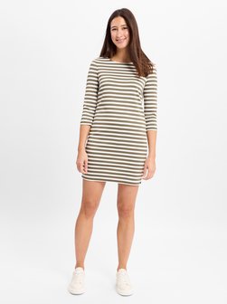 Artikelbild Damen Kleid - VINinny von Vila in oliv weiß gestreift