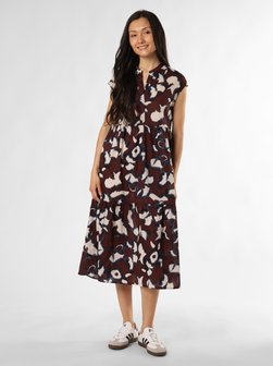 Artikelbild Damen Kleid - Werisa von Opus in aubergine ecru gemustert