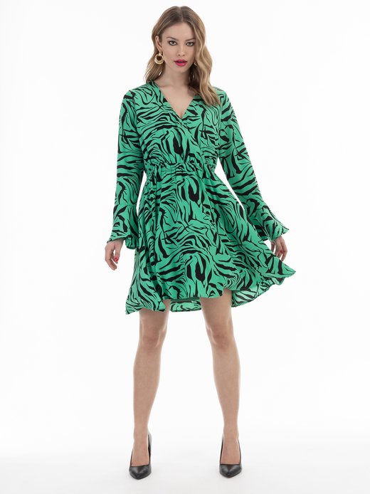 Damen Kleid - Zebraprint