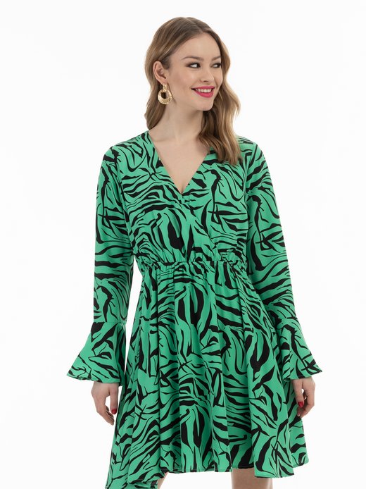 Damen Kleid - Zebraprint
