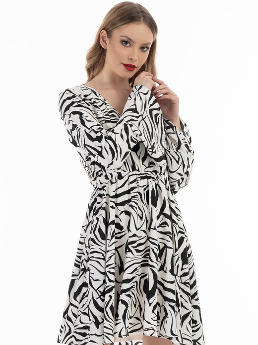 Damen Kleid - Zebraprint
