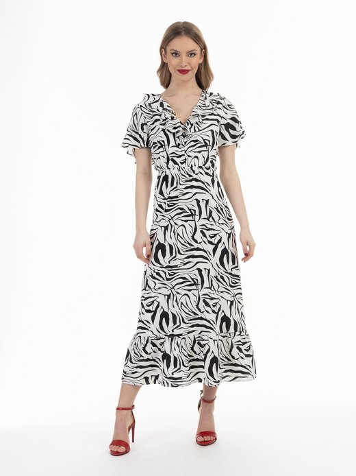 Damen Kleid - Zebraprint