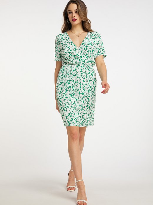 Damen Kleid mit Blumenmuster