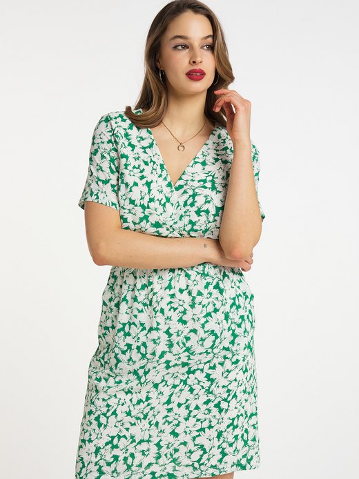 Damen Kleid mit Blumenmuster