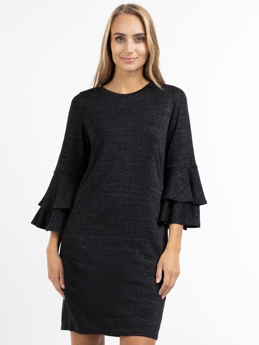 Damen Kleid mit Glanzgarn