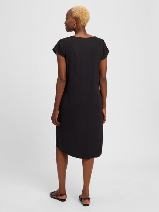 Damen Kleid mit Leinen-Anteil - SC-Ina 59