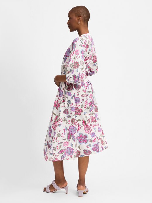 Damen Kleid mit Leinen-Anteil