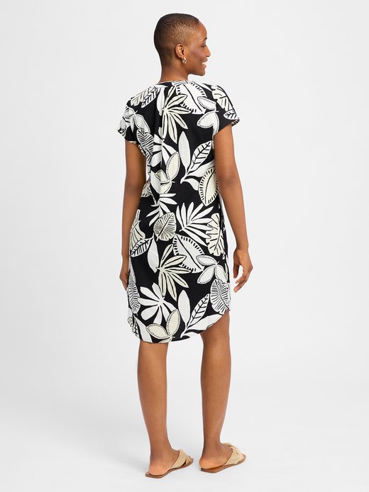 Damen Kleid mit Leinen-Anteil