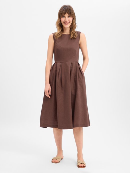Damen Kleid mit Leinen-Anteil