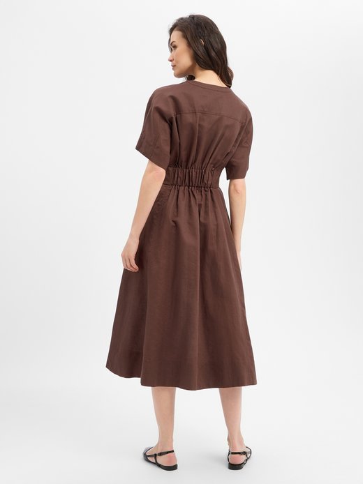 Damen Kleid mit Leinen-Anteil