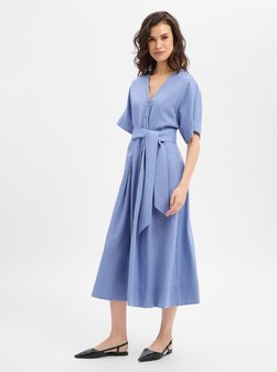 Damen Kleid mit Leinen-Anteil
