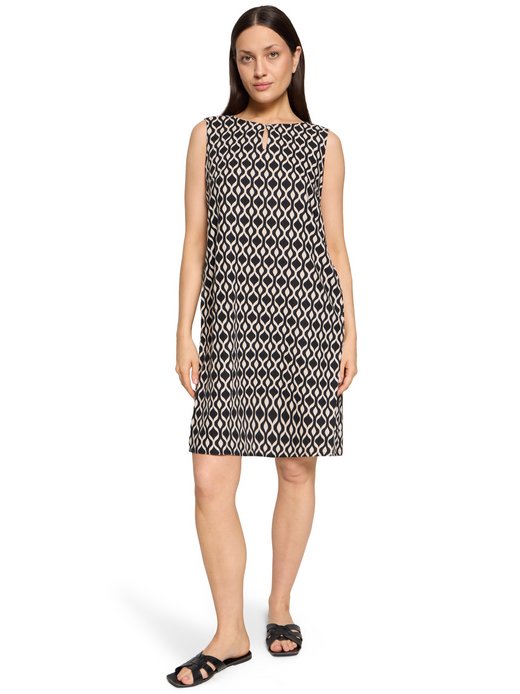 Damen Kleid mit Leinen