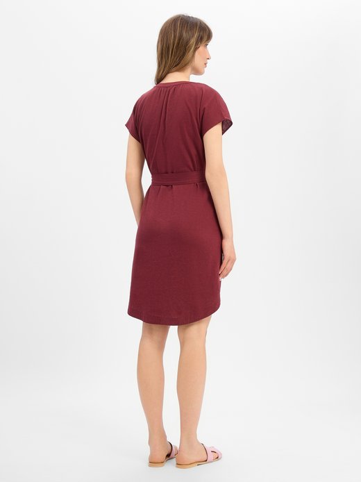 Damen Kleid mit Leinenanteil