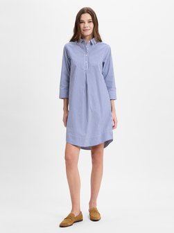Artikelbild Damen Kleid von Marie Lund in blau weiß gestreift