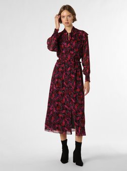 Artikelbild Damen Kleid von The Kooples in pink schwarz gemustert