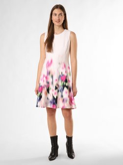 Artikelbild Damen Kleid von DKNY in weiß pink gemustert