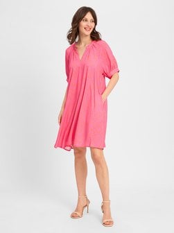 Artikelbild Damen Kleid von Marie Lund in pink orange gemustert