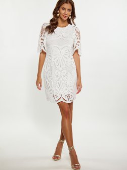 Artikelbild Damen Kleid von Faina in weiß uni